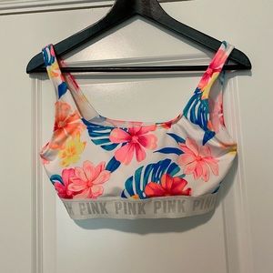 Pink Ultimate sports bra/swim top size medium